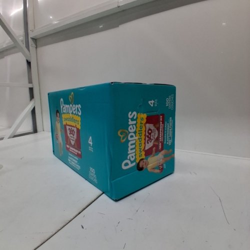 100PK PAMPERS SWADDLERS UP TO 100% LEAKPROOF BABY DIAPERS - SIZE 4 (15-34LBS) image 2