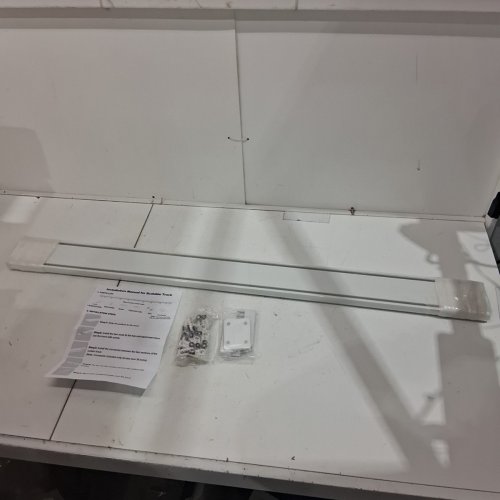 SCALABLE DOUBLE CURTAIN TRACK- 46" - WHITE image 2