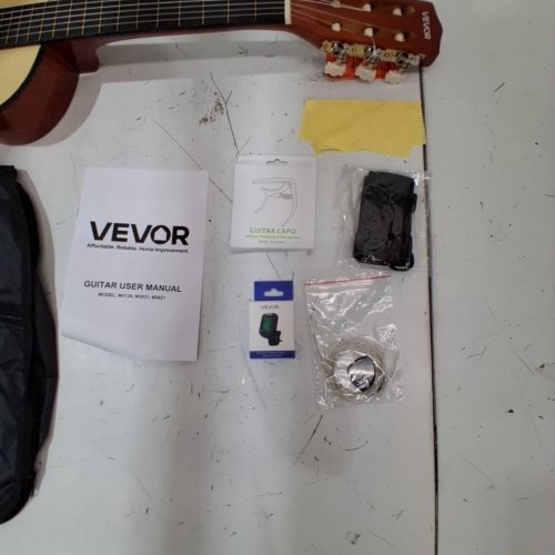 CLASSICAL GUITAR STARTER KIT FOR BEGINNERS R/H -30" - NATURAL WOOD- (MODEL:‎ M5126) image 3