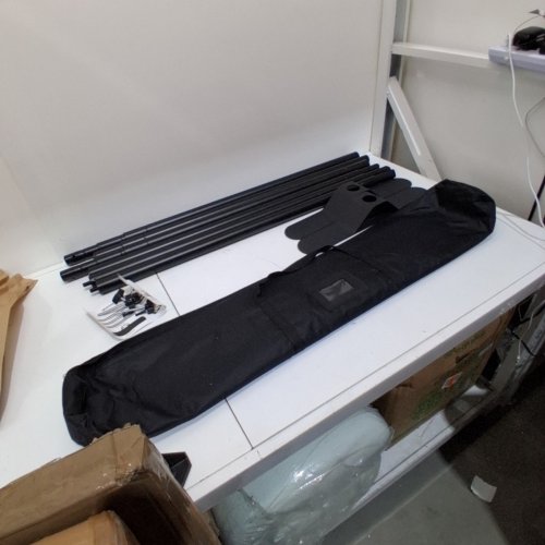 AKTOP HEAVY DUTY BACKDROP BANNER FRAME KIT WITH ADJUSTABLE POLES - 8FT X 10FT (MODEL: ‎AK-HEAVYBS10X8) image 2