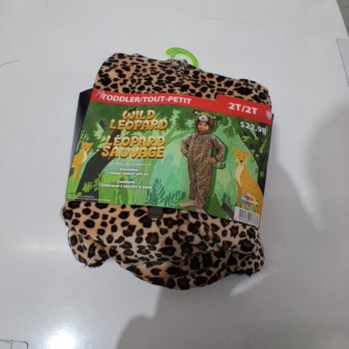 TODDLER PALAMON WILD LEOPARD COSTUME - 2T - BROWN/BLACK (STYLE: 41068) image 2