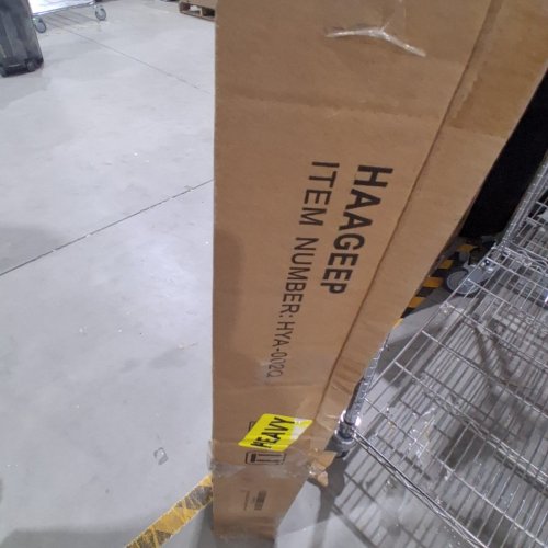 HAAGEEP 14" RAISED PLATFORM STEEL BED FRAME - QUEEN - BLACK (MODEL: HYA-002Q) image 2
