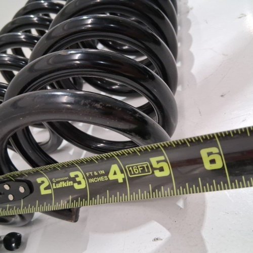2PK BLACK AUTOMOTIVE COIL SPRINGS - 15" X 5" - BLACK image 6