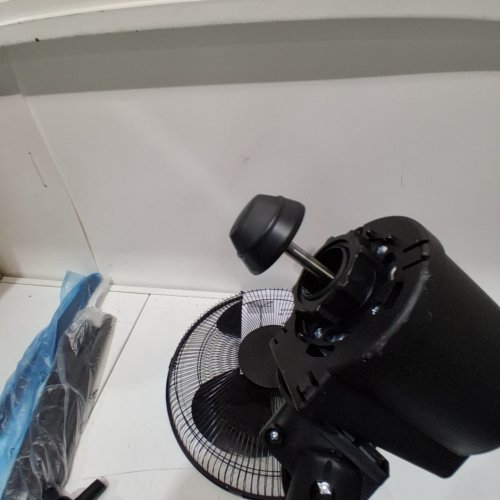 MAINSTAYS OSCILLATING PEDESTAL FAN - 16" - 3 MODES - BLACK image 2