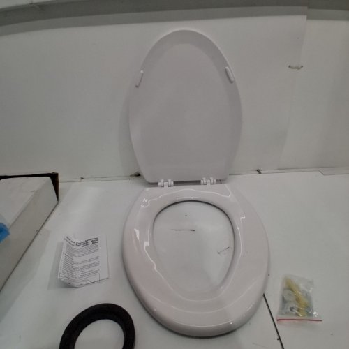 THETFORD WHITE ARIA TOILET SEAT AND COVER ASSEMBLY FOR RV - WHITE (MODEL: 33384) image 3