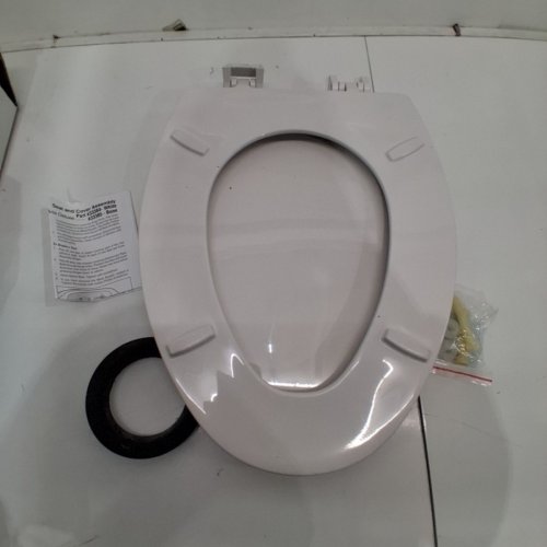 THETFORD WHITE ARIA TOILET SEAT AND COVER ASSEMBLY FOR RV - WHITE (MODEL: 33384) image 4