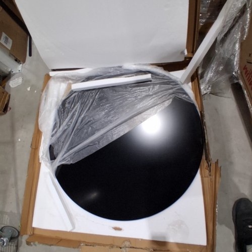 GLASS TABLETOP - 45.2" X 45.2" X 1.9" - BLACK (MODEL: YZMN-100100B) image 3