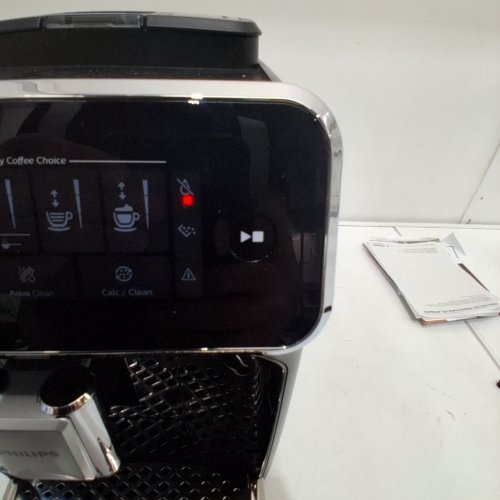 PHILIPS 3300 SERIES FULLY AUTOMATIC ESPRESSO MACHINE WITH LATTEGO MILK SYSTEM AND INTEGRATED GRINDER - GLOSSY BLACK (MODEL:EP3341/50) image 2