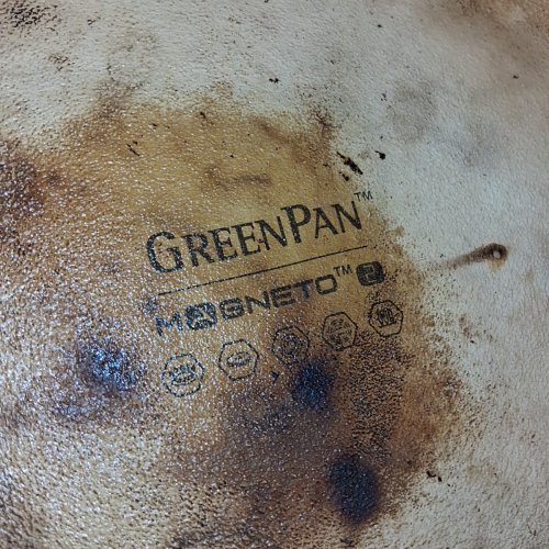 GREENPAN "THE BIG FRY" FRYPAN NON-STICK, PFAS-FREE, DISHWASHER SAFE & OVEN SAFE - 14" - CREAM (MODEL: 1972977) image 5