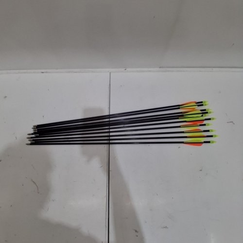 10PK OUTDOOR CARBON ARROWS - 28" - MULTI-COLOUR image 3