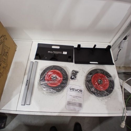 PANEL DOLLY DRYWALL MOVER WITH 10" RUBBER WHEELS - 1000LBS MAX - BLACK/RED (MODEL: PD453) image 2