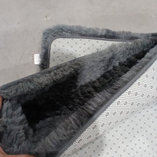 GARVEE SUPER SOFT SHAG AREA RUG - 5FT - 9FT X 12FT - GREY image 5
