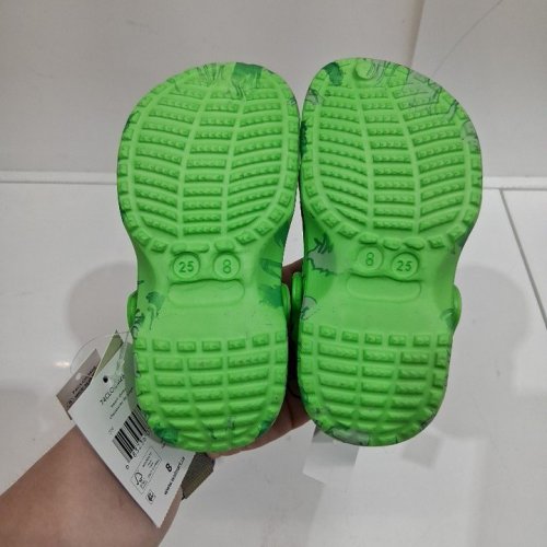BOYS GEORGE BEACH CLOGS - SIZE 8 - GREEN/DINOSAURS (STYLE: 74CLOGM26) image 5