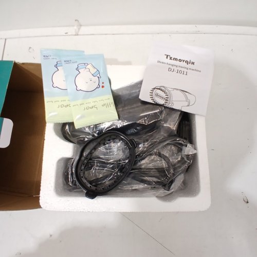 FOLDABLE HAND HANGING IRONING STEAMER MACHINE - 1500W - BLACK (MODEL: DJ.1011) image 2