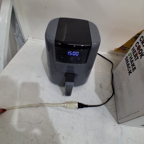 CHEFMAN MINI TURBOFRY TOUCH DIGITAL AIR FRYER - 2L - GREY (MODEL:RJ38-2T-GREY) image 2