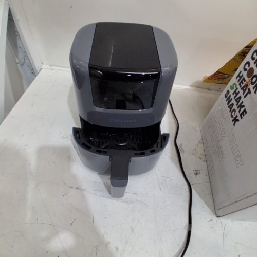 CHEFMAN MINI TURBOFRY TOUCH DIGITAL AIR FRYER - 2L - GREY (MODEL:RJ38-2T-GREY) image 3