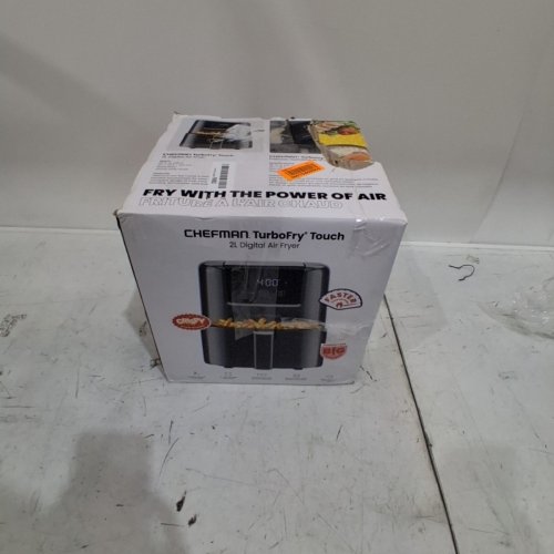 CHEFMAN MINI TURBOFRY TOUCH DIGITAL AIR FRYER - 2L - GREY (MODEL:RJ38-2T-GREY) image 7
