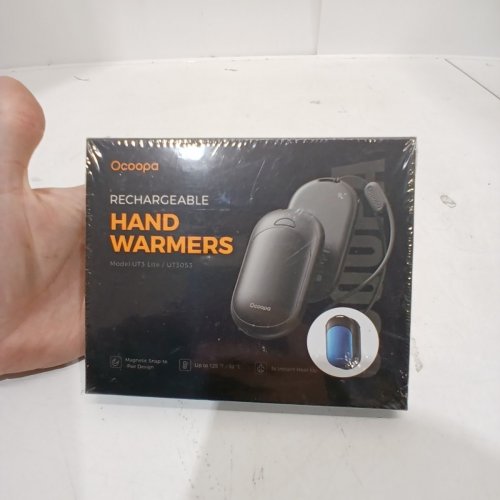 2PK OCOOPA UT3 LITE RECHARGEABLE HAND WARMERS 3 LEVELS HEAT - BLACK image 2