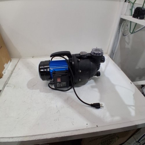 FLUENTPOWER PORTABLE GARDEN BOOSTER PUMP WITH PREFILTER - LIFT 151FT - 1200GPH - 1.5HP - BLUE/BLACK - (MODEL:FGP1000J-1B) image 3
