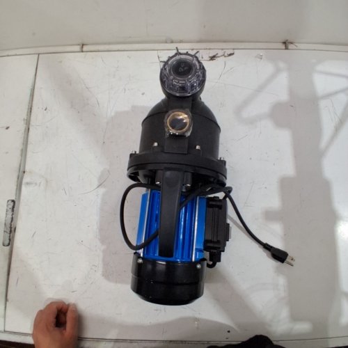 FLUENTPOWER PORTABLE GARDEN BOOSTER PUMP WITH PREFILTER - LIFT 151FT - 1200GPH - 1.5HP - BLUE/BLACK - (MODEL:FGP1000J-1B) image 5
