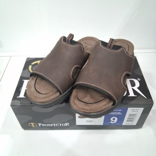 MEN'S PROSPECTOR AUSTIN 2.0 SLIDE SANDAL - SIZE 9 - BROWN/BLACK (STYLE : 1982232) image 2