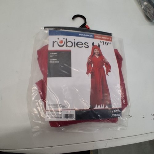 2PC RUBIES KIDS DEVIL COSTUME - SMALL (4-6) - RED (STYLE: DEVIL) image 2