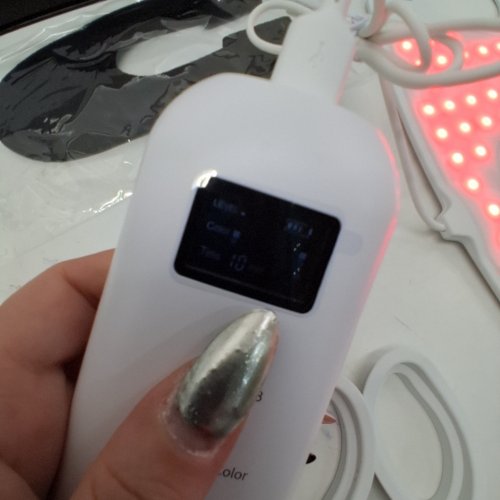 MICEYLIVE INFRARED LED FACE LIGHT WITH REMOTE - 460NM - 850NM MULTIPLE LIGHT MODE - 400 LEDS - WHITE - (MODEL E106A) image 3
