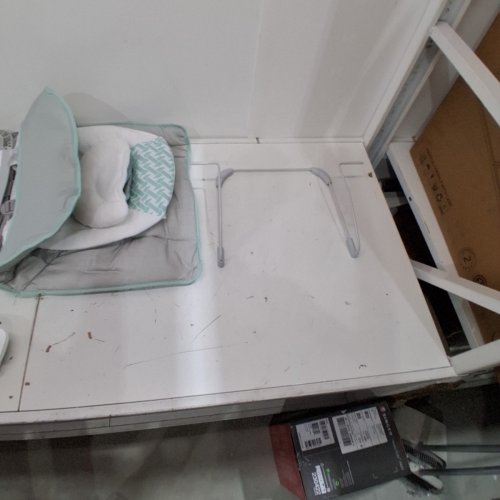 INGENUITY 3-IN-1 KEEP COZY GROW WITH ME VIBRATING BABY BOUNCER, ROCKER & CHAIR - 40LBS CAPACITY - WEAVER THEME GREY/WHITE/GREEN (MODEL: ‎12428) image 4