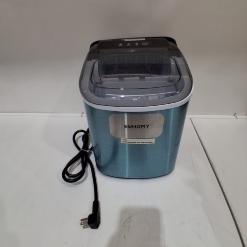 EUHOMY COUNTERTOP ICE MAKER MACHINE - 11.5" X 11.5" X 9" - 26LBS MAX - SILVER (MODEL: IM-065) image 4
