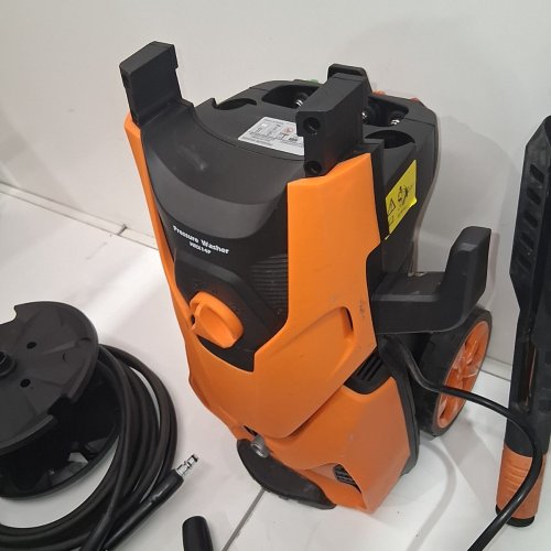 ELECTRIC PRESSURE WASHER WITH 55FT CORD & UPGRADED FOAM CANNON - 4000 PSI, 2.8GPM - ORANGE/BLACK (MODEL: JX0792801) image 4