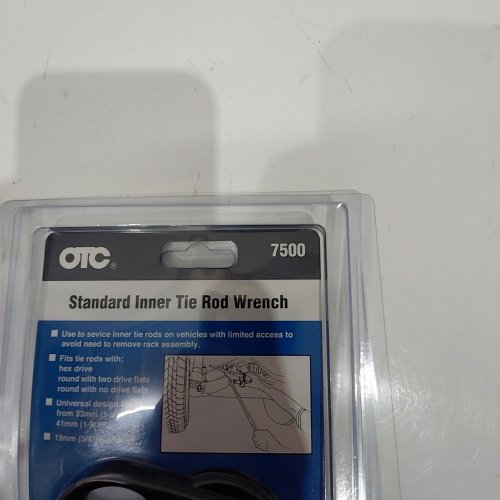 OTC STANDARD INNER TIE ROD WRENCH - 33 MM-41 MM; 19 MM HEX DRIVE (MODEL: 7500) image 2