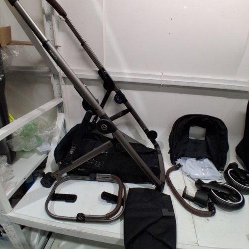 CYBEX ALL-IN-ONE GAZELLE S STROLLER - TAUPE FRAME WITH MOON BLACK SEAT (MODEL: 522004955) image 6