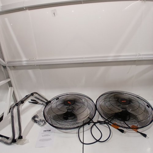 2PK VEVOR HEAVY DUTY METAL HIGH VELOCITY INDUSTRIAL FAN WITH 3 SPEEDS - 23" - BLACK (MODEL: HIFANXFLOOR20) image 4