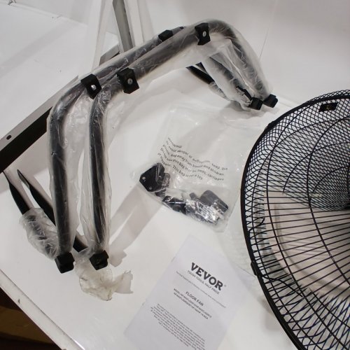 2PK VEVOR HEAVY DUTY METAL HIGH VELOCITY INDUSTRIAL FAN WITH 3 SPEEDS - 23" - BLACK (MODEL: HIFANXFLOOR20) image 5