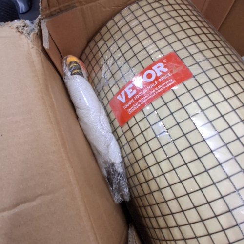 CHICKEN WIRE FENCING HARDWARE CLOTH MESH SIZE GALVANIZED STEEL VINYL COATED 19 GAUGE - 36" X 100FT - BLACK (MODEL: SS19121236100) image 3