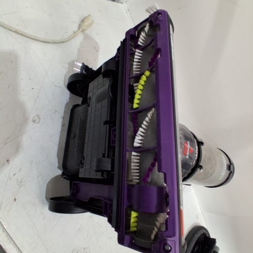 BISSELL CLEANVIEW SWIVEL UPRIGHT MULTI-CYCLONIC VACUUM WITH AUTOMATIC CORD REWIND, WASHABLE FILTER - BLACK/PURPLE (MODEL: 2258B) image 6