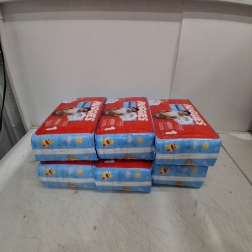 198PK HUGGIES LITTLE SNUGGLERS DISPOSABLE BABY DIAPERS - SIZE 1 image 3