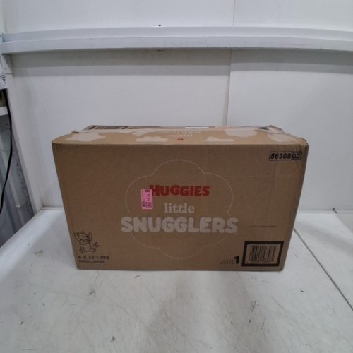 198PK HUGGIES LITTLE SNUGGLERS DISPOSABLE BABY DIAPERS - SIZE 1 image 4