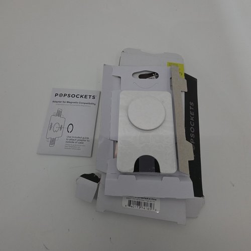 POPSOCKETS POPWALLET+ MAGSAFE CARD HOLDER AND PHONE GRIP - BLANC FRESH/FLORAL WHITE image 2