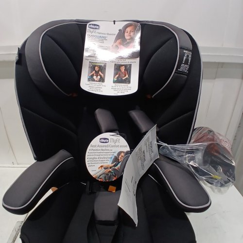 CHICCO MYFIT HARNESS AND BOOSTER CAR SEAT - FOR KIDS 25 TO 65LBS - BLACK (MODEL: 7986313) image 4