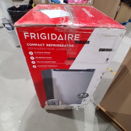 FRIGIDAIRE PLATINUM SERIES COMPACT MINI FRIDGE - 3.2 CU. FT - STAINLESS STEEL (MODEL: EFR323-D-6COM) image 6