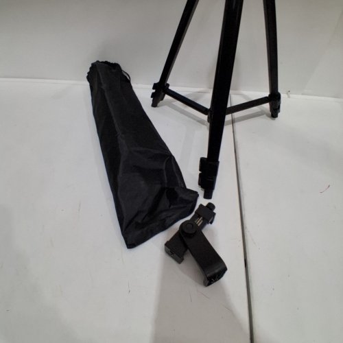 VIVITAR VOLG / PODCAST ESSENTIALS TRIPOD STARTER KIT WITH SMART PHONE MOUNT - 17" - 52" - BLACK image 3