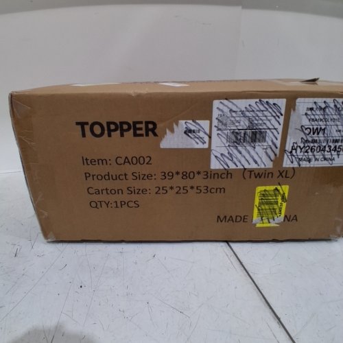 MEMORY FOAM MATTRESS TOPPER - 8" TWIN image 3