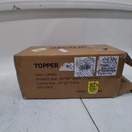 MEMORY FOAM MATTRESS TOPPER - 8" TWIN image 4