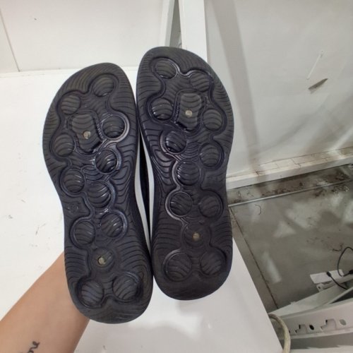 WOMEN'S GENERIC ORTHOPEDIC MESH LIGHTWEIGHT SLIP IN SNEAKER/LOAFERS - 4-4.5 - NAVY BLUE image 3