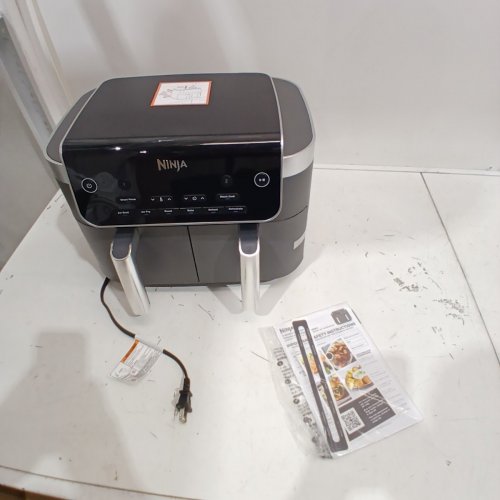 NINJA DUALZONE 2-BASKET AIR FRYER - 8 QT - BLACK / SILVER (MODEL: DZ801C) image 5