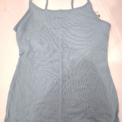 WOMEN'S GEORGE FITTED SPAGEHHTI STRAP TANK TOP - SMALL - BLUE (STYLE: GRSS1001D) image 2