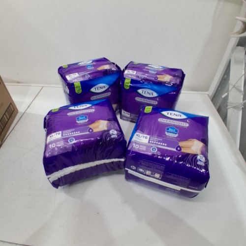 40PK UNISEX TENA INCONTINENCE UNDERWEAR FOR OVERNIGHT - XL- WHITE (MODEL: 072418) image 2