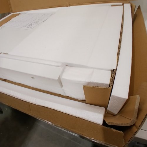 2PC HAOTIAN ARTS & CRAFTS TABLE AND CHAIR SET - 30" TABLE - WHITE (MODEL: KMB60-W) image 4