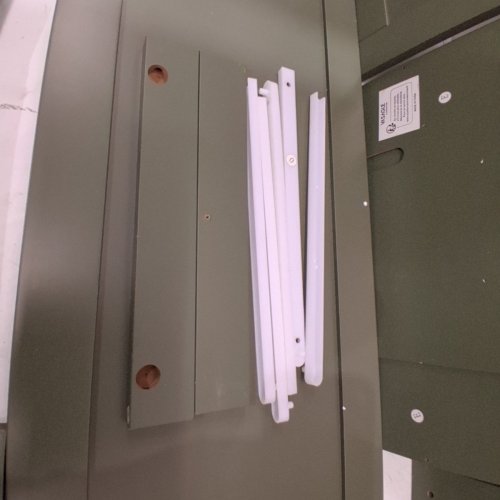 VASAGLE BATHROOM FLOOR STORAGE CABINET - GREEN (MODEL: BBC049C01) image 5